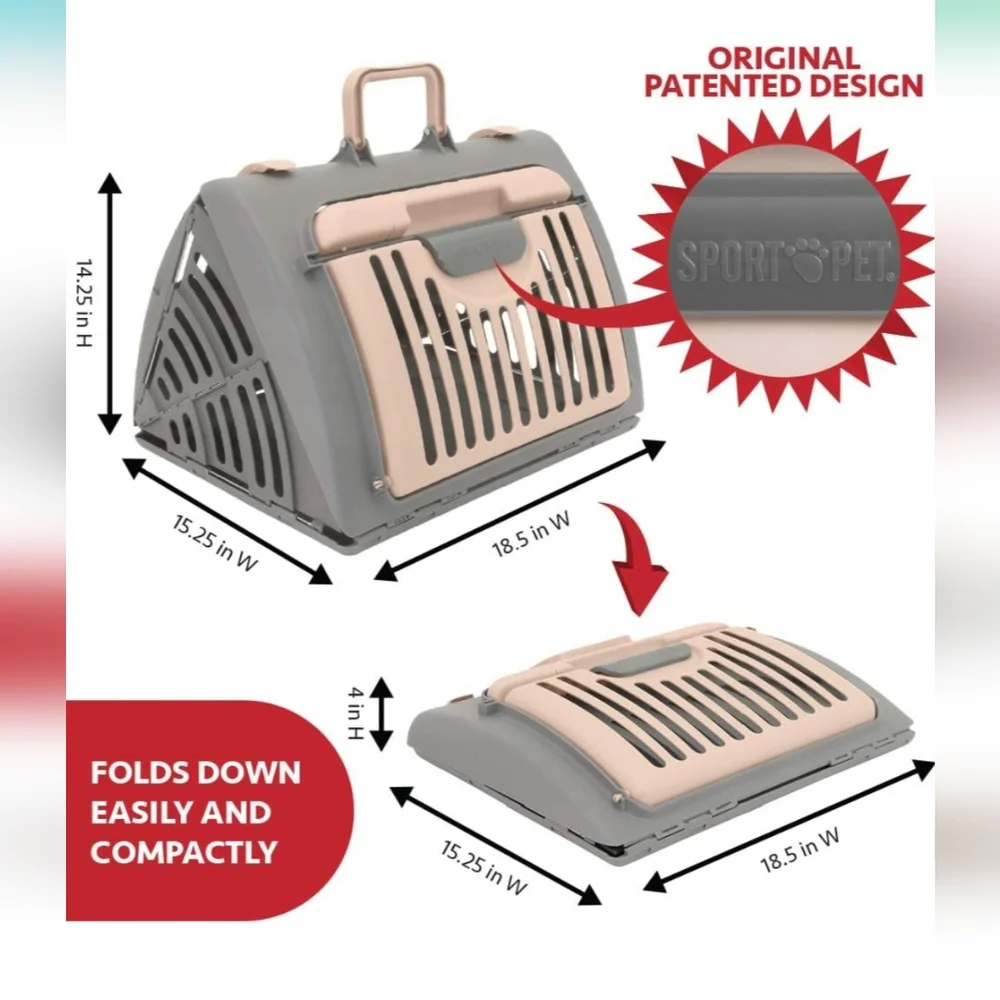 Cat/Small Animal Carrier And Bed